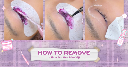 HOW TO REMOVE LASH EXTENSIONS SAFELY
