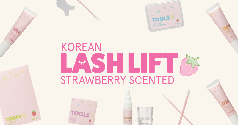 MEET THE STRAWBERRY KOREAN LASH LIFT KIT