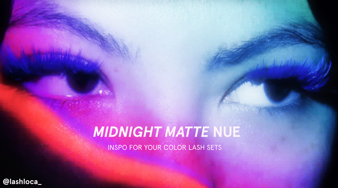 MIDNIGHT NUE: COLOR LASH SET INSPO
