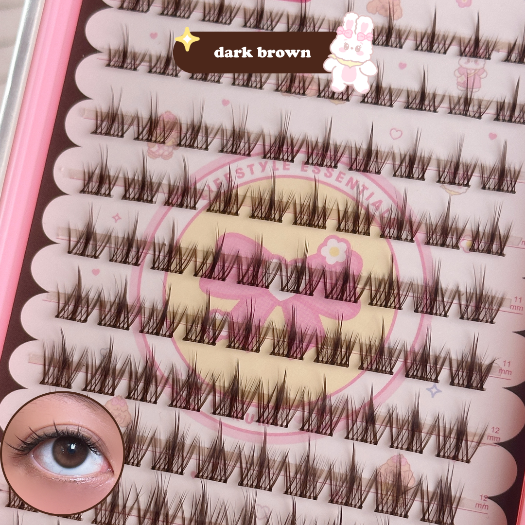 rumi brown lashes