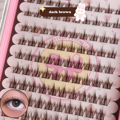 rumi brown lashes