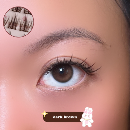 rumi brown lashes