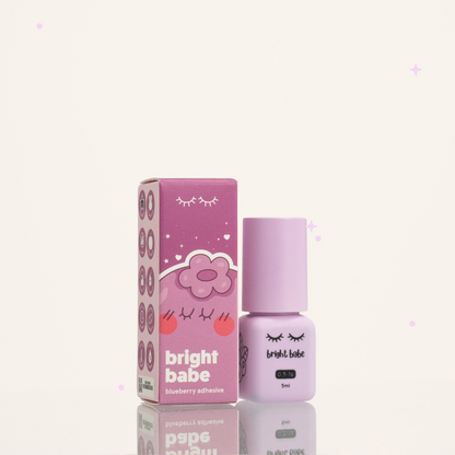 BRIGHT BABE blueberry adhesive