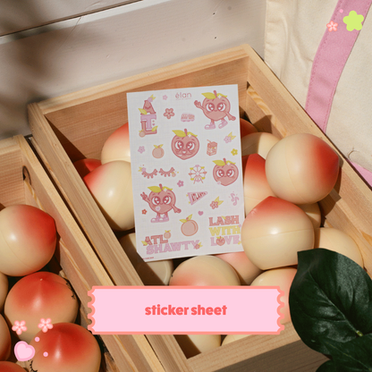 peachy gingham collection