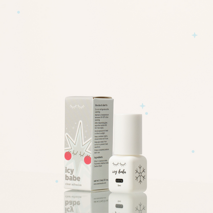ICY BABE clear adhesive