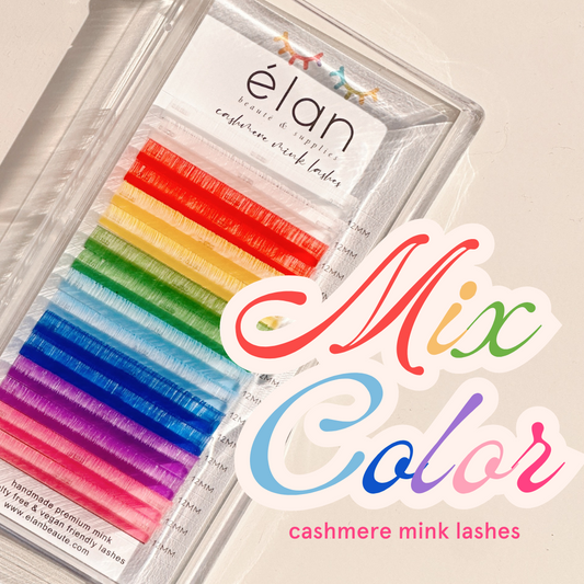 MIX COLORS cashmere mink lashes