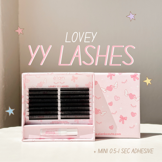 lovey YY lashes (+1 mini adhesive)