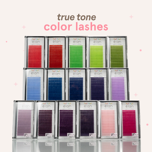 true tone matte color lashes