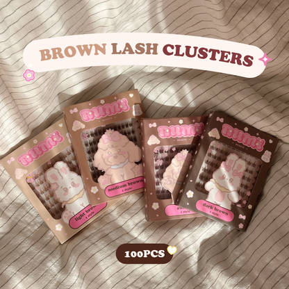 rumi brown lashes