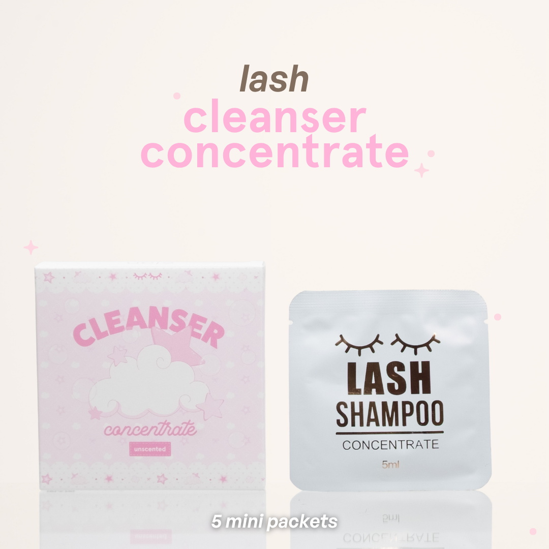 lash shampoo concentrate MINI PACKETS