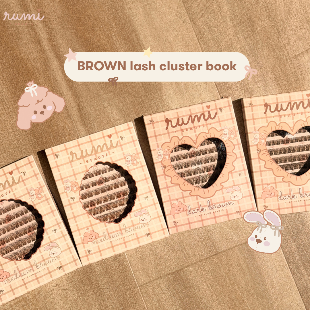 rumi brown lashes