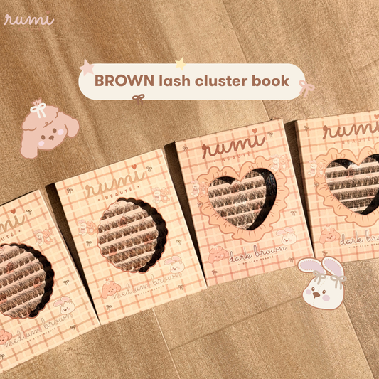 rumi brown lashes