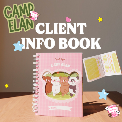 *CAMP ELAN* client info book