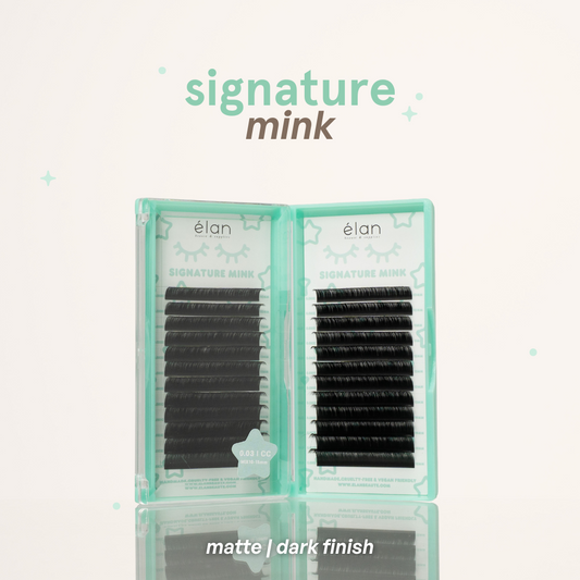 signature mink matte lashes