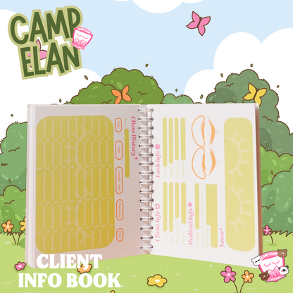 *CAMP ELAN* client info book