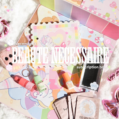 BEAUTÉ NÉCESSAIRE monthly subscription box *DECEMBER*