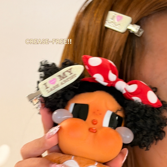 i <3 lashes crease-free hair clips