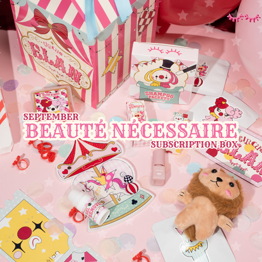 BEAUTÉ NÉCESSAIRE monthly subscription box *SEPTEMBER*