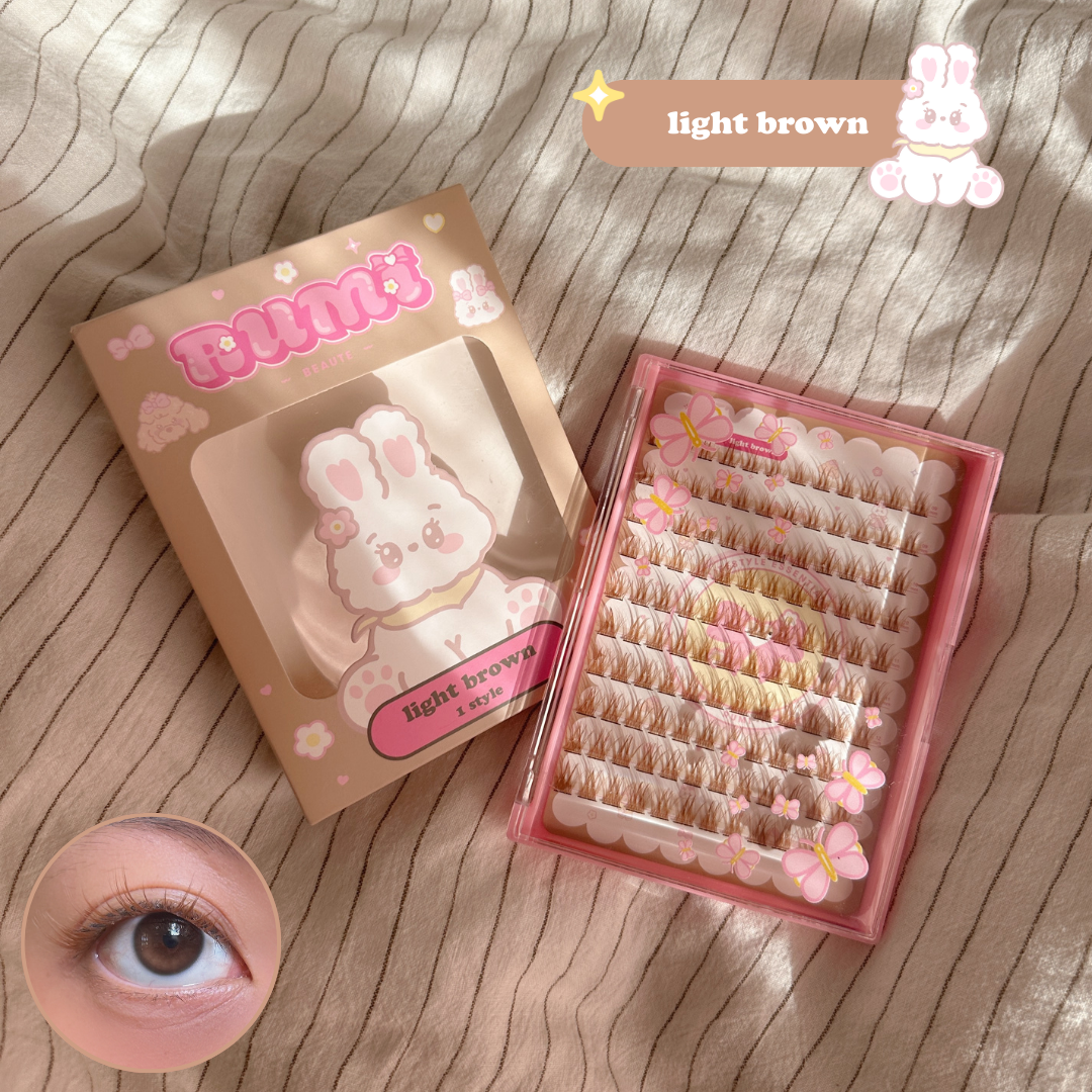 rumi brown lashes