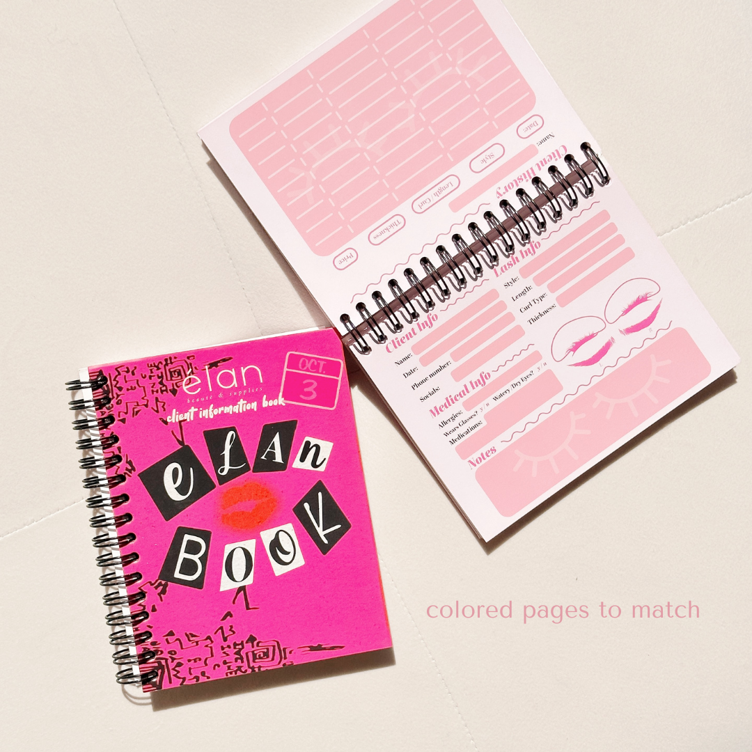 *LIMITED EDITION*elan book client info COMPOSITION BOOK