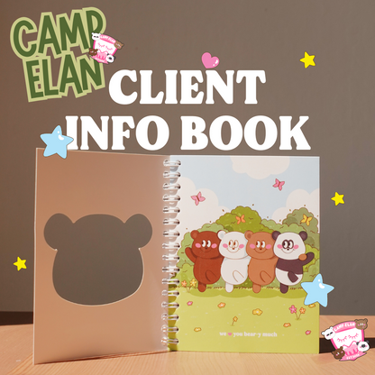 *CAMP ELAN* client info book