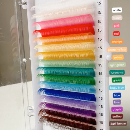 PRIVATE LABEL color lash tray (SAMPLE)