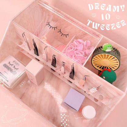 the DREAMY 10 tweezer organizer