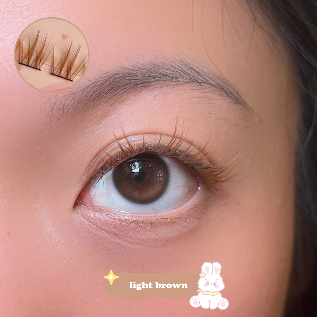 rumi brown lashes