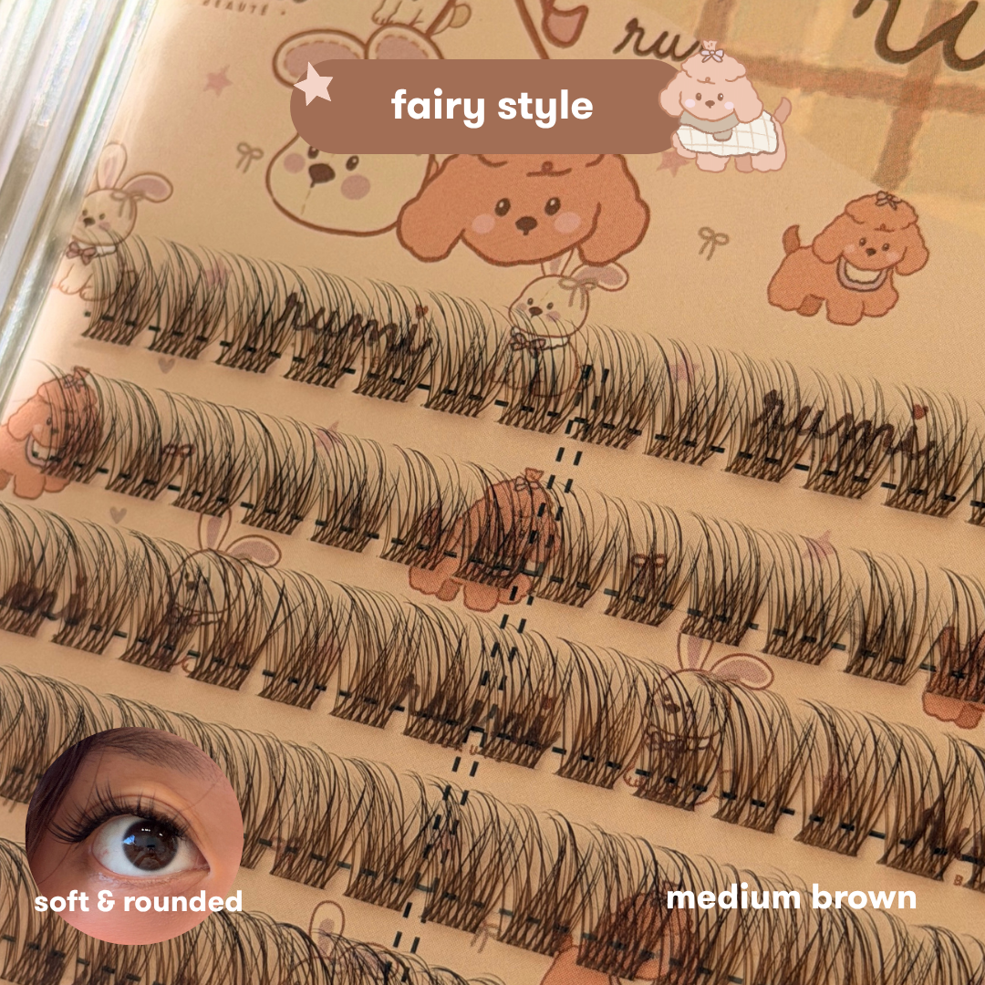 rumi brown lashes