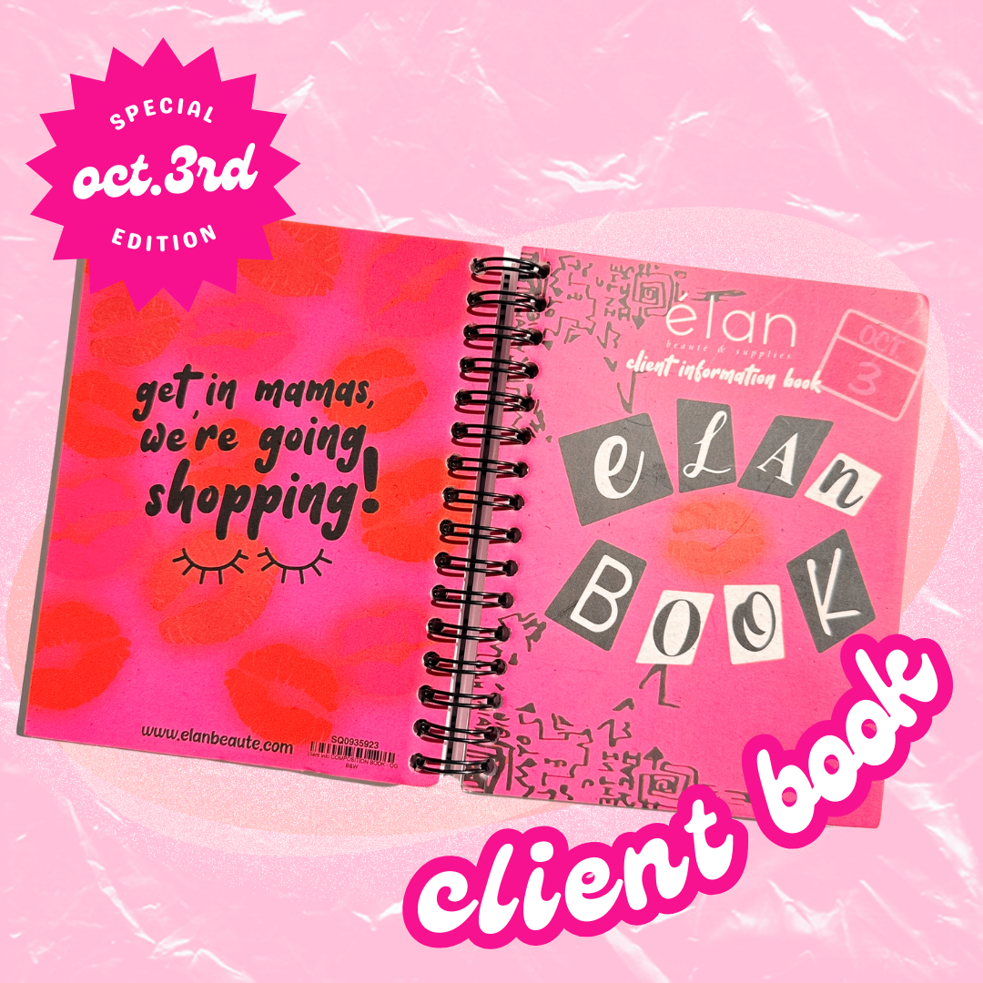 *LIMITED EDITION*elan book client info COMPOSITION BOOK