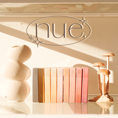 the NUE collection shade-matching color lashes