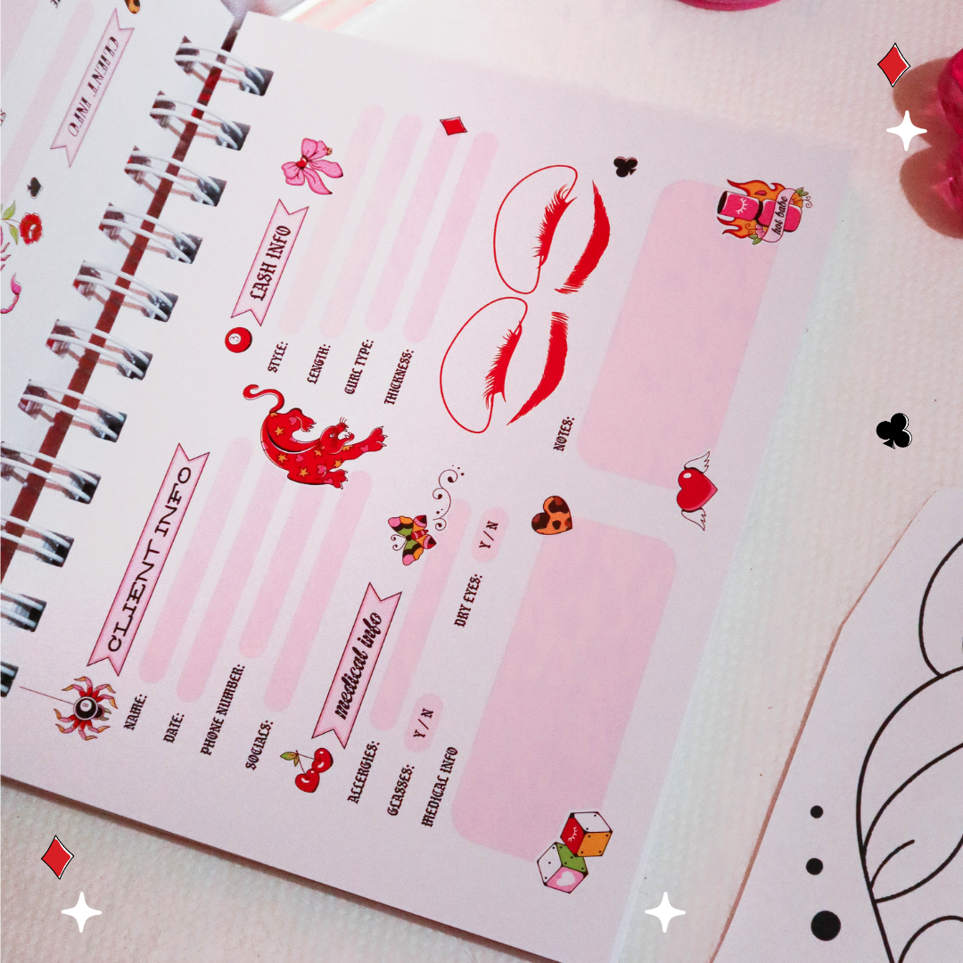 *limited edition*  Booked & Tatted Client Book