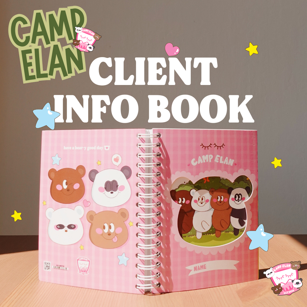 *CAMP ELAN* client info book