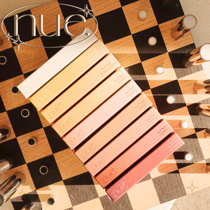 the NUE collection shade-matching color lashes