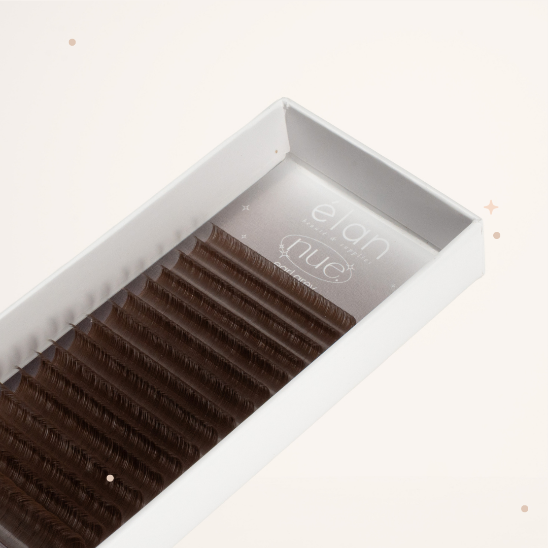NUE shade-matching color lashes