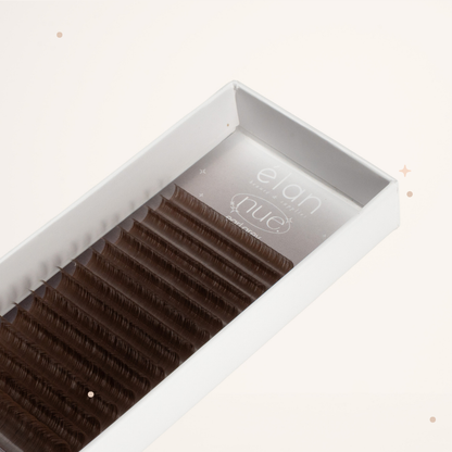 NUE shade-matching color lashes