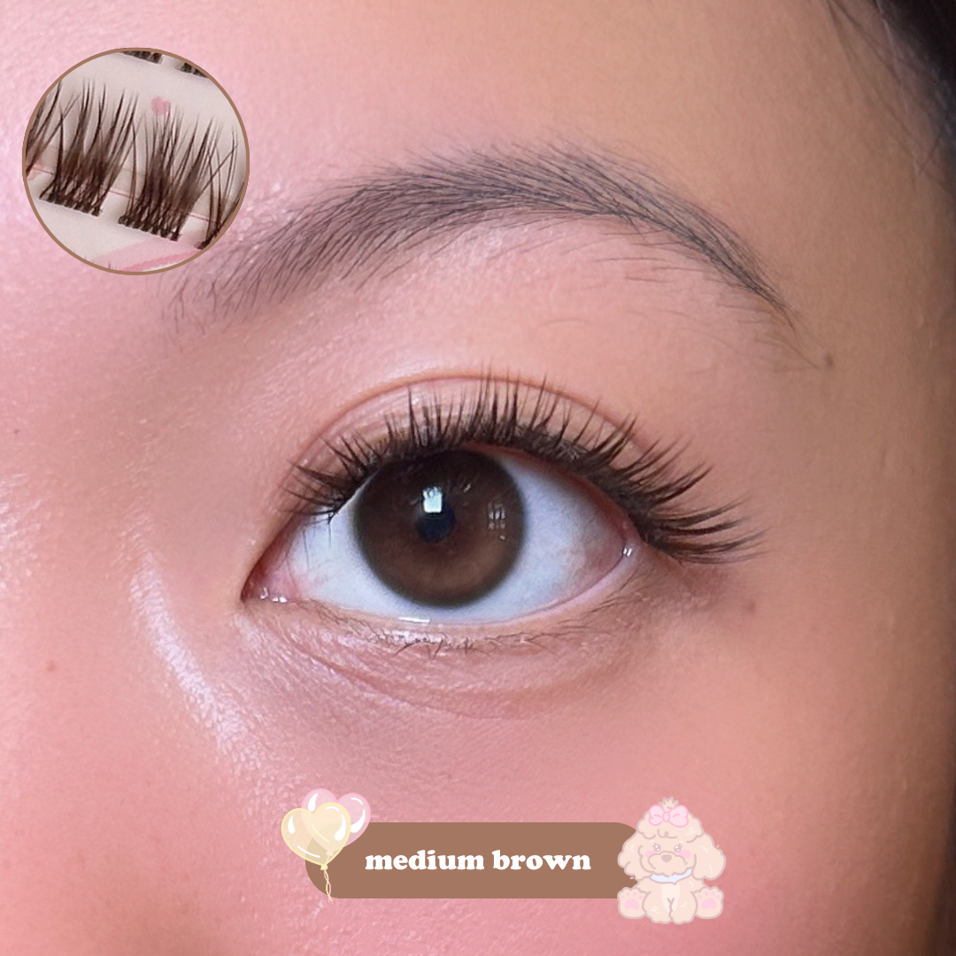 rumi brown lashes