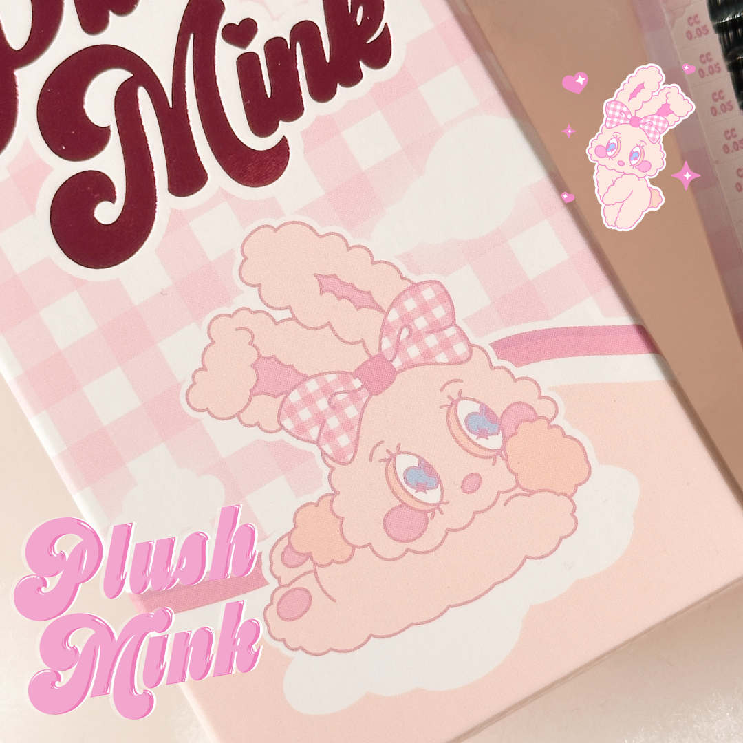 0.03 PLUSH MINK lash trays (PLUSH +FLUFF) 🐰