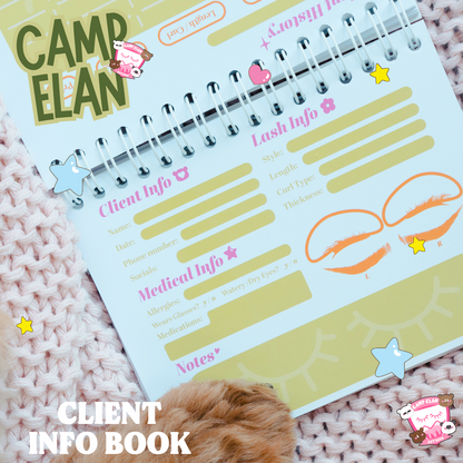 *CAMP ELAN* client info book