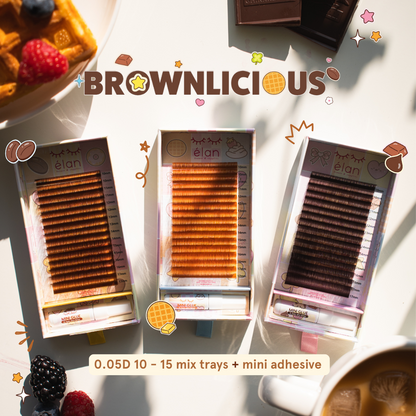 BROWN-LICIOUS matte mink brown lashes