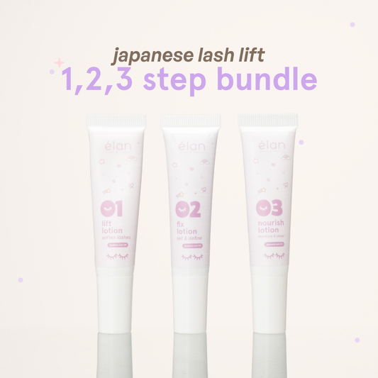 japanese lash lift 3-Step Lotion Bundle