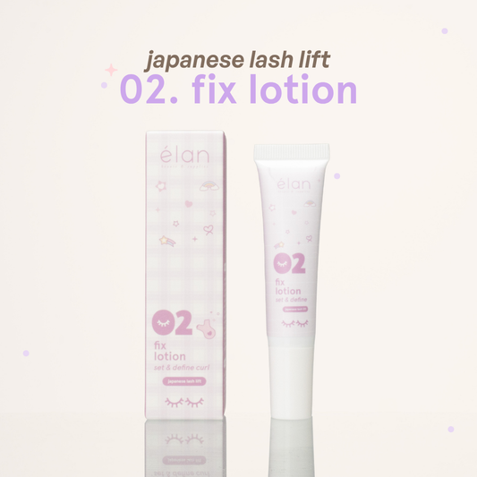 japanese lash lift kit step 2 - fix lotion