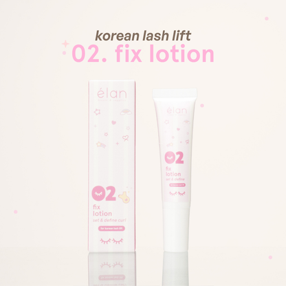 korean lash lift step 2— fix lotion