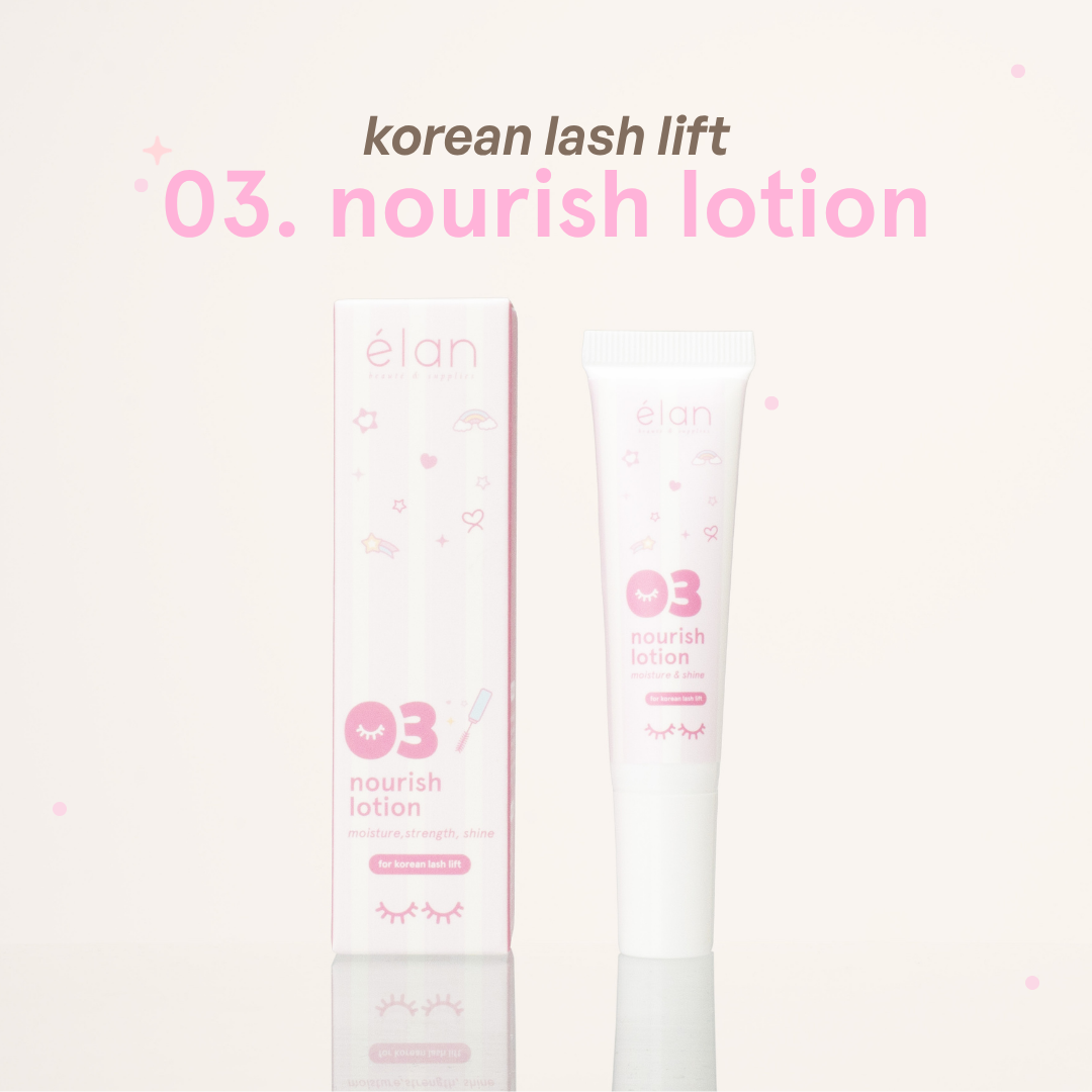 korean lash lift 3-step lotion bundle