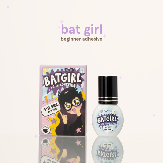 BAT GIRL black adhesive