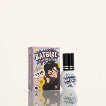 BAT GIRL black adhesive