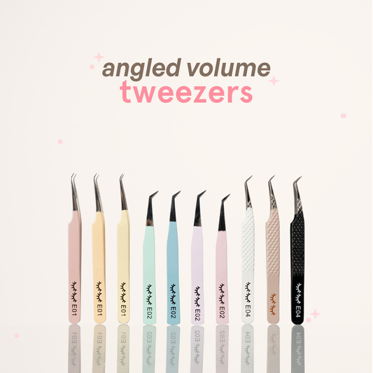 angled volume tweezers
