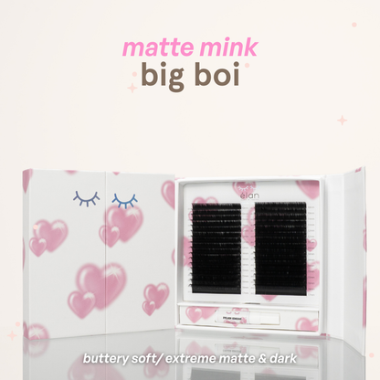 the BIG BOI 0.03+0.05 MATTE MINK mix tray 💞