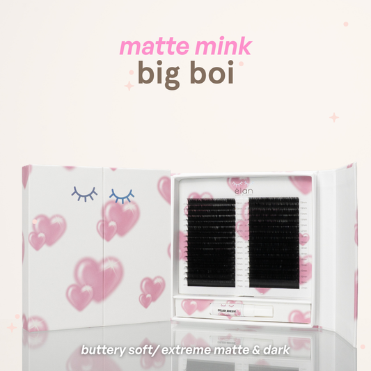 the BIG BOI 0.03+0.05 MATTE MINK mix tray 💞