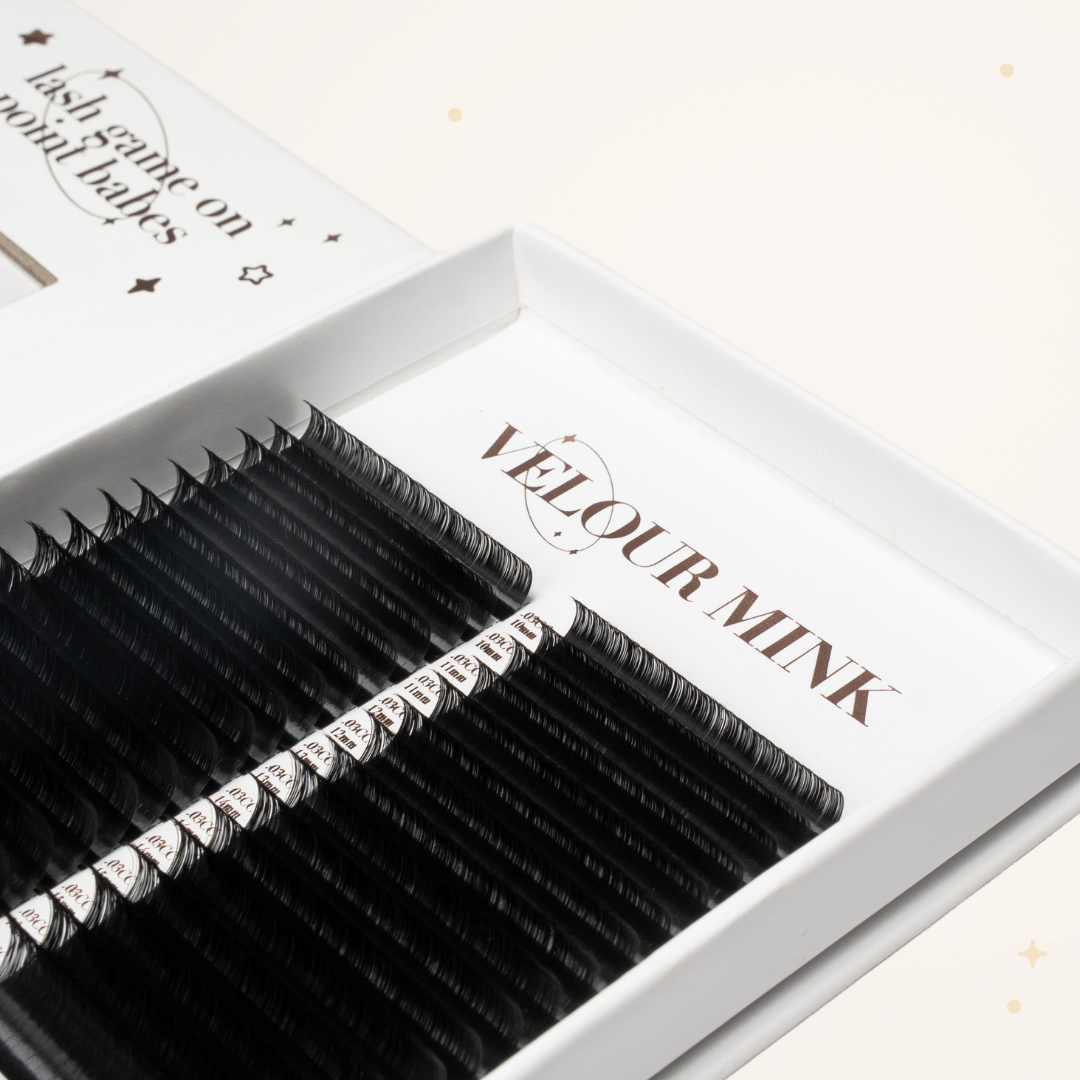 the BIG BOI 0.03+0.05 VELOUR MINK mix tray ✨